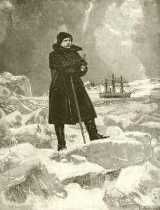 Baron Nordenskiold, badacz Arktyki autorstwa English School