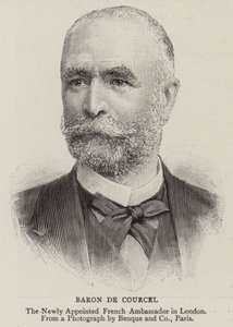 Baron de Courcel (grafika) autorstwa English School
