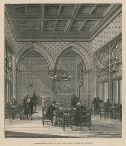 Sala Adwokatów w nowym Królewskim Sądzie Sprawiedliwości autorstwa English School