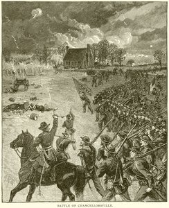 Bitwa pod Chancellorsville autorstwa English School