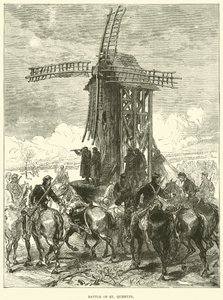 Bitwa pod St Quentin, styczeń 1871 autorstwa English School