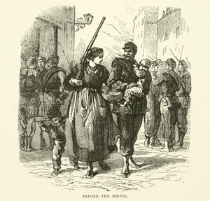 Przed wypadem, styczeń 1871 autorstwa English School