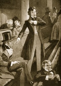 Benjamin Disraeli wygłasza swoje pierwsze przemówienie w Izbie autorstwa English School