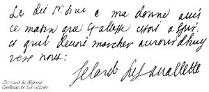 Bernard de Nogaret kardynał de Lavallette autorstwa English School