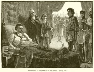 Bertrand w obecności Richarda autorstwa English School