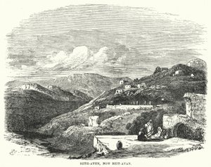 Beth-Aven, obecnie Beit-Avan (grawerowanie) autorstwa English School