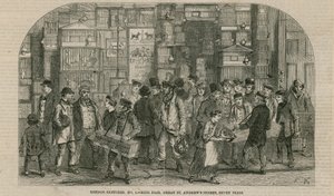 Targi ptaków, Great St Andrews Street, Seven Dials, Londyn autorstwa English School