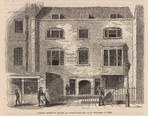 Dom biskupa Burneys, St Johns Square, Clerkenwell autorstwa English School