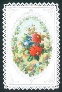 Jeżyny i Kwiaty, Karta autorstwa English School