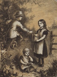 Jeżyna (kolorowy grawer) autorstwa English School