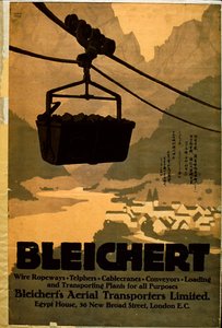 Plakat inżynierski Bleichert