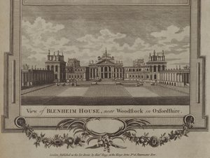 Pałac Blenheim, Woodstock, Oxfordshire autorstwa English School