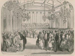 Bloomer Ball w Hanover Square Rooms autorstwa English School