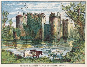 Zamek Bodiam, Sussex autorstwa English School