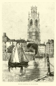 Boston Harbor, na Wytham autorstwa English School