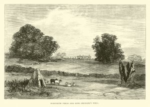 Bosworth Field i King Richards Well autorstwa English School
