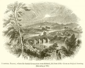 Most Bothwell; gdzie Scotch Covenanters zostali pokonani, 22 czerwca 1679