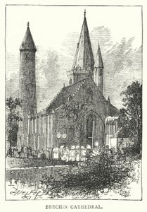 Katedra Brechin (rycina) autorstwa English School