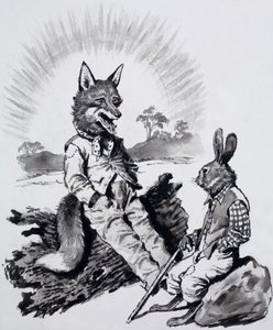Brer Rabbit i Brer Fox autorstwa English School