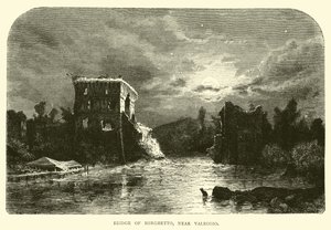 Most Borghetto, niedaleko Valeggio autorstwa English School