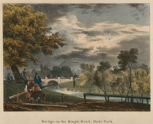 Most na Kings Road, Hyde Park, Londyn autorstwa English School