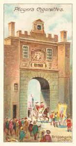 Bridgegate, Londyn (chromolit) autorstwa English School