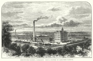 Odlewnia Bridgewater, Patricroft (grawerowanie) autorstwa English School