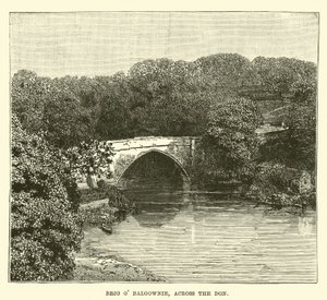 Brig o Balgownie, przez Don autorstwa English School