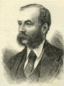 Generał brygady, Sir Archibald Alison, 2. baronet (1826-1907) z The Illustrated London News 18 kwietnia 1874 autorstwa English School