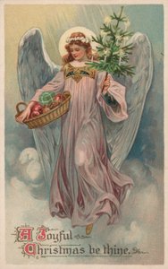 Brytyjska kartka świąteczna autorstwa English School