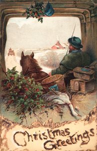 Brytyjskie kartki świąteczne autorstwa English School