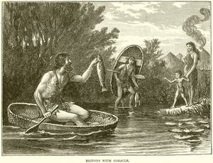 Brytyjczycy z Coracle autorstwa English School