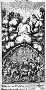 Szerokie Dna, 1745 autorstwa English School