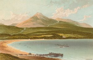 Zatoka Brodick i Goatfell autorstwa English School