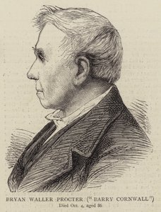 Bryan Waller Procter, "Barry Cornwall" (rycina) autorstwa English School