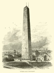 Pomnik Bunker Hill autorstwa English School