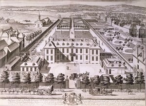 Burlington House na Piccadilly, XVIII wiek autorstwa English School