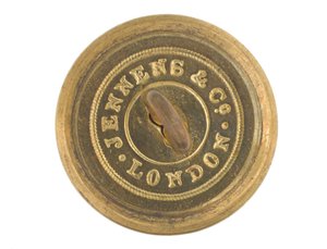 Button, 9. Pułk Ułanów Bengalskich, przed 1901 r. autorstwa English School