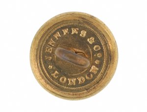 Button, 9. Pułk Ułanów Bengalskich, przed 1901 r. autorstwa English School