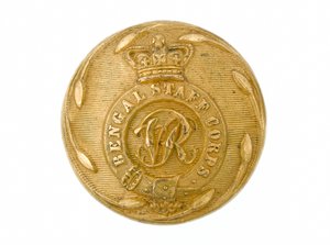 Button, bengalski korpus sztabowy, 1861-1876 autorstwa English School