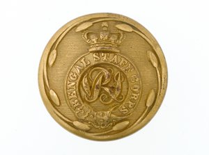 Button, bengalski korpus sztabowy, 1876-1891 autorstwa English School
