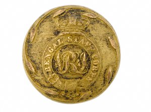Button, bengalski korpus sztabowy, 1876-1891 autorstwa English School
