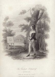 Byron w wieku 7 lat autorstwa English School
