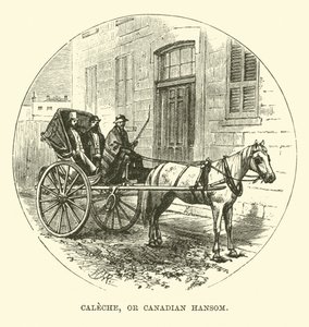 Caleche, czyli kanadyjski Hansom autorstwa English School