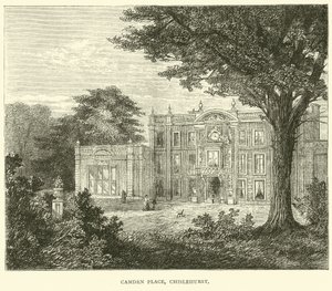 Camden Place, Chislehurst, wrzesień 1870 autorstwa English School