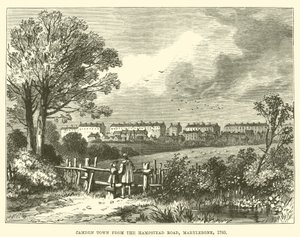 Camden Town od Hampstead Road, Marylebone autorstwa English School
