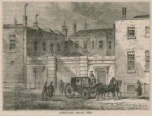 Camelford House, Londyn, 1820 autorstwa English School
