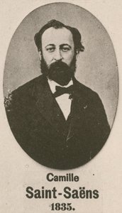 Camille Saint-Saens (grawerunek) autorstwa English School