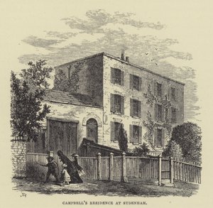 Rezydencja Campbella w Sydenham (grawerowanie) autorstwa English School