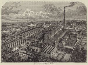Camperdown Linen Works, Dundee (grawerunek) autorstwa English School